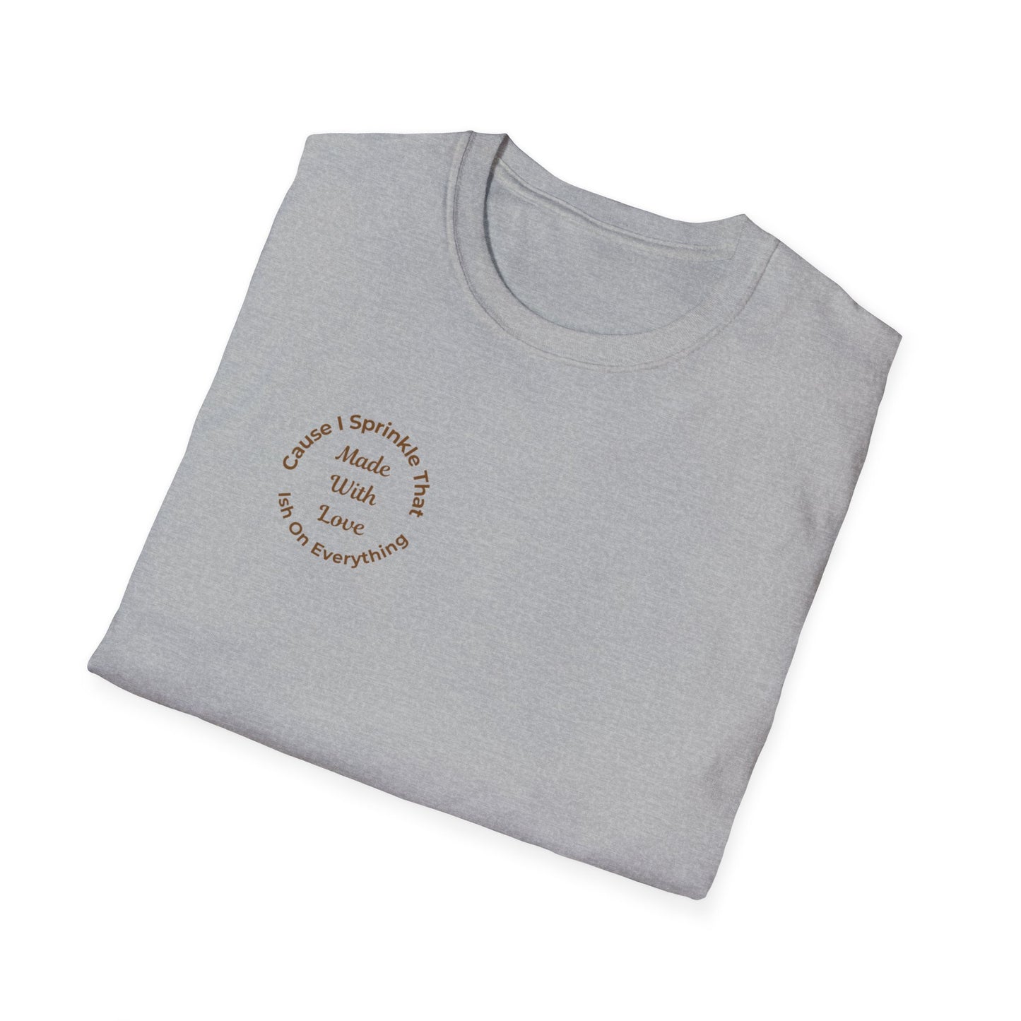 Made With Love Tee — Left Chest Print (Mocha Logo