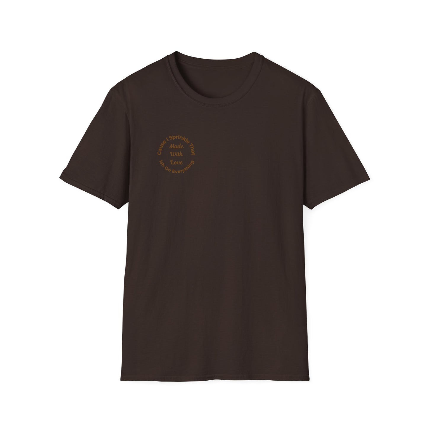 Made With Love Tee — Left Chest Print (Mocha Logo