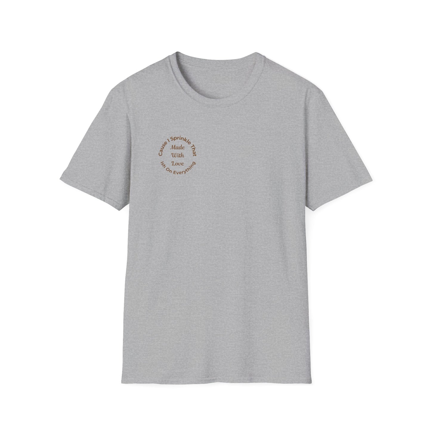 Made With Love Tee — Left Chest Print (Mocha Logo